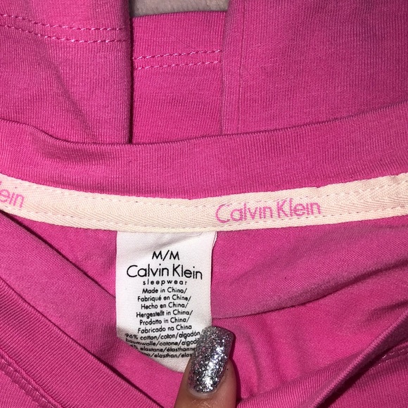 Calvin Klein Pink Sleep Shirt - Picture 4 of 4
